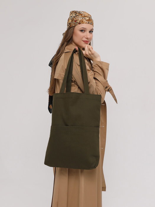 Zoozie Bags Bolso Tote en Verde Oscuro